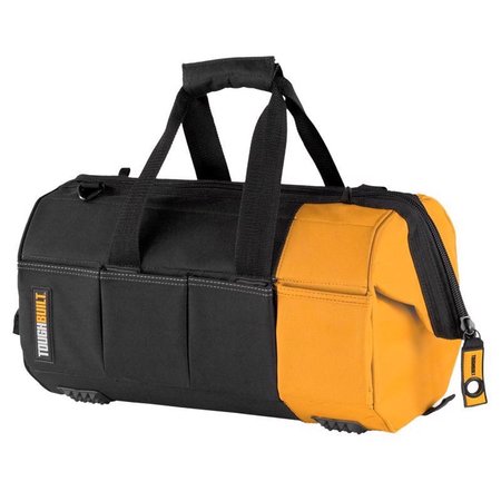 Toughbuilt Tool Bag, Black/Orange, Polyester TB-60-16-1BES